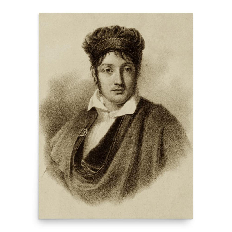 Charles Boulanger de Boisfremont poster print, in size 18x24 inches.