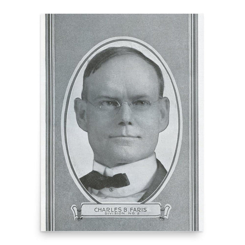 Charles Breckenridge Faris poster print, in size 18x24 inches.