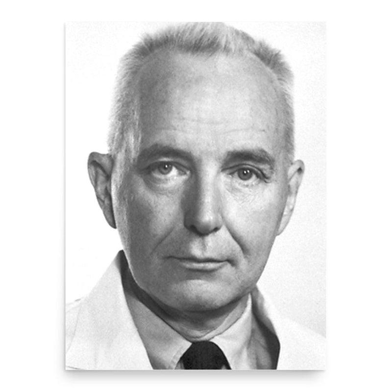 Charles Brenton Huggins poster print, in size 18x24 inches.