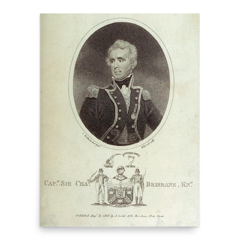 Charles Brisbane poster print, in size 18x24 inches.