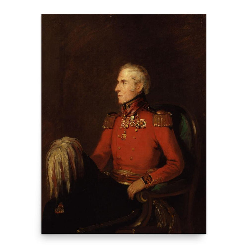 Charles Broke Vere poster print, in size 18x24 inches.