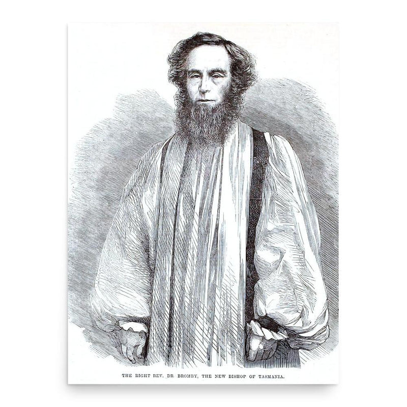 Charles Bromby poster print, in size 18x24 inches.