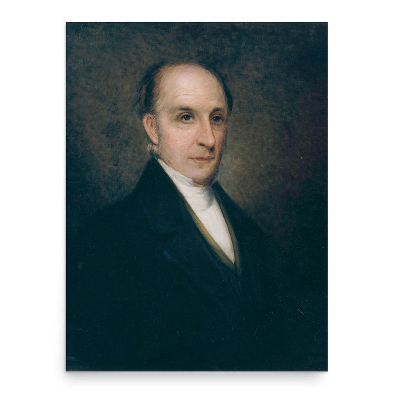 Charles Bulfinch poster print, in size 18x24 inches.