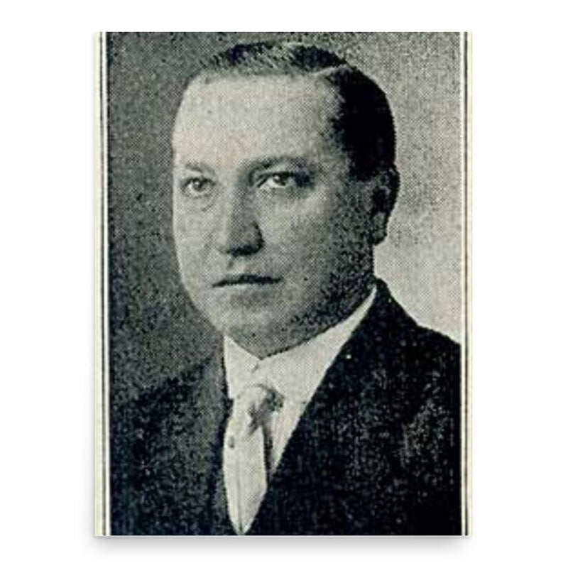 Charles Burhop poster print, in size 18x24 inches.