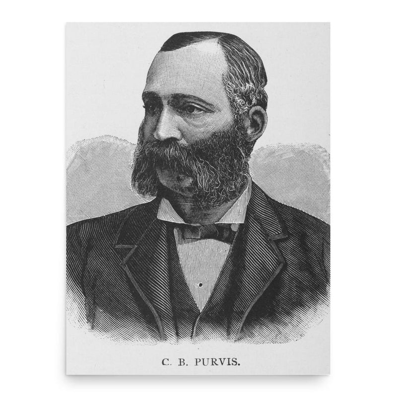 Charles Burleigh Purvis poster print, in size 18x24 inches.