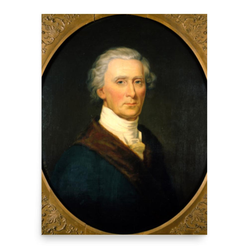 Charles Carroll of Carrollton poster print, in size 18x24 inches.