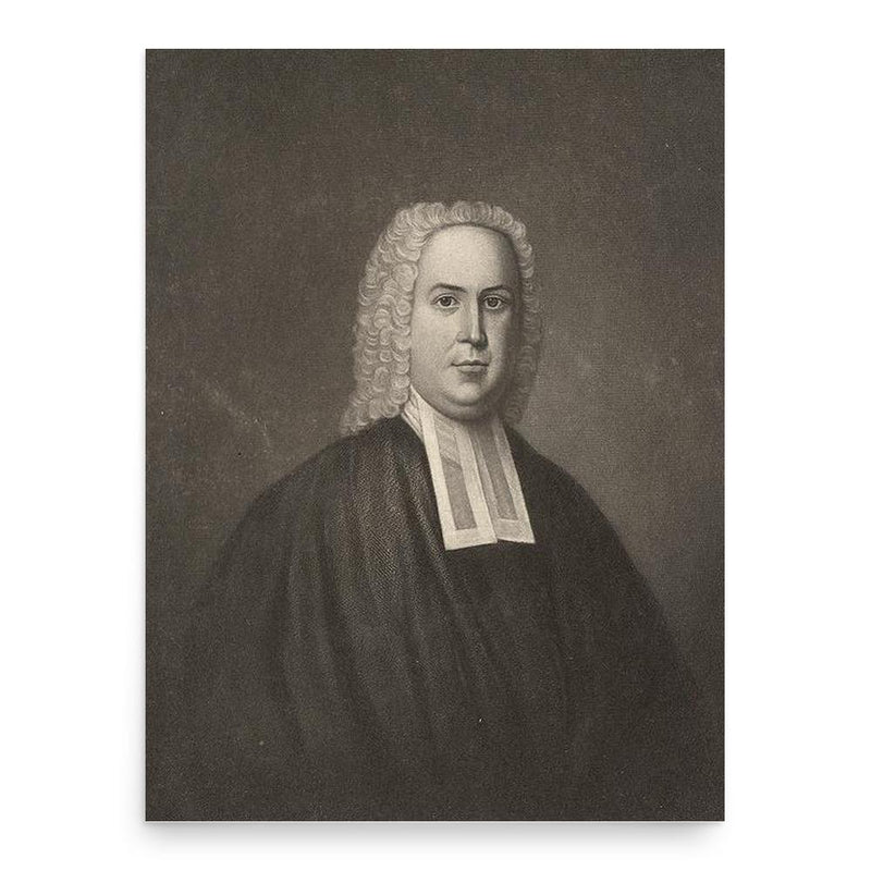 Charles Chauncy poster print, in size 18x24 inches.