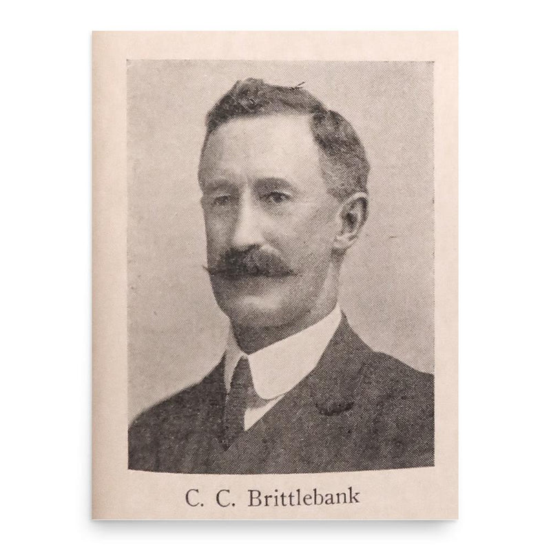 Charles Clifton Brittlebank poster print, in size 18x24 inches.
