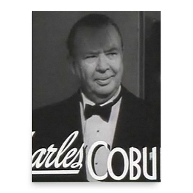 Charles Coburn poster print, in size 18x24 inches.