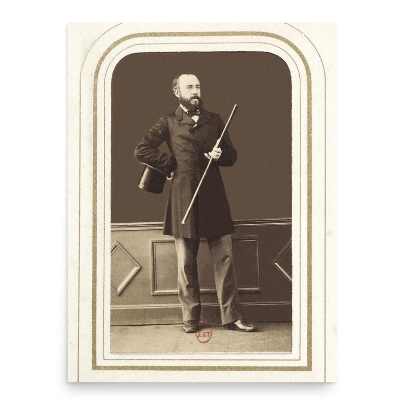 Charles Cordier poster print, in size 18x24 inches.