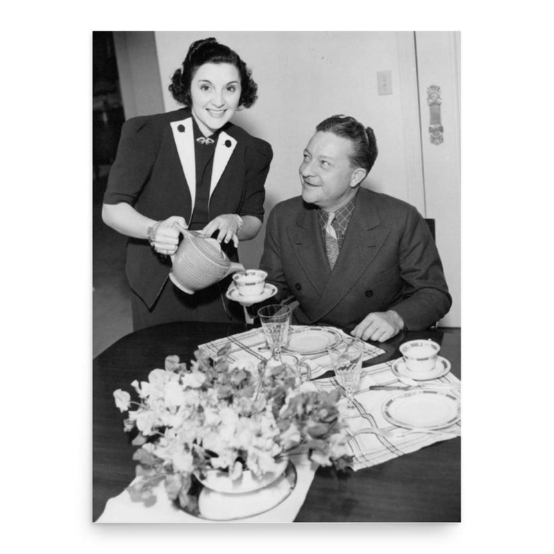 Charles Correll poster print, in size 18x24 inches.