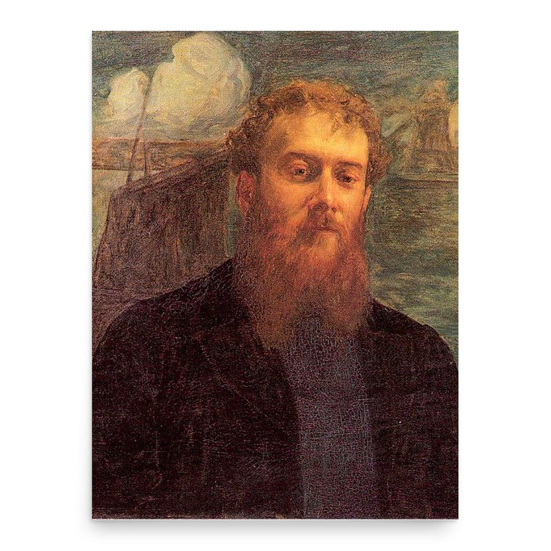 Charles Cottet poster print, in size 18x24 inches.