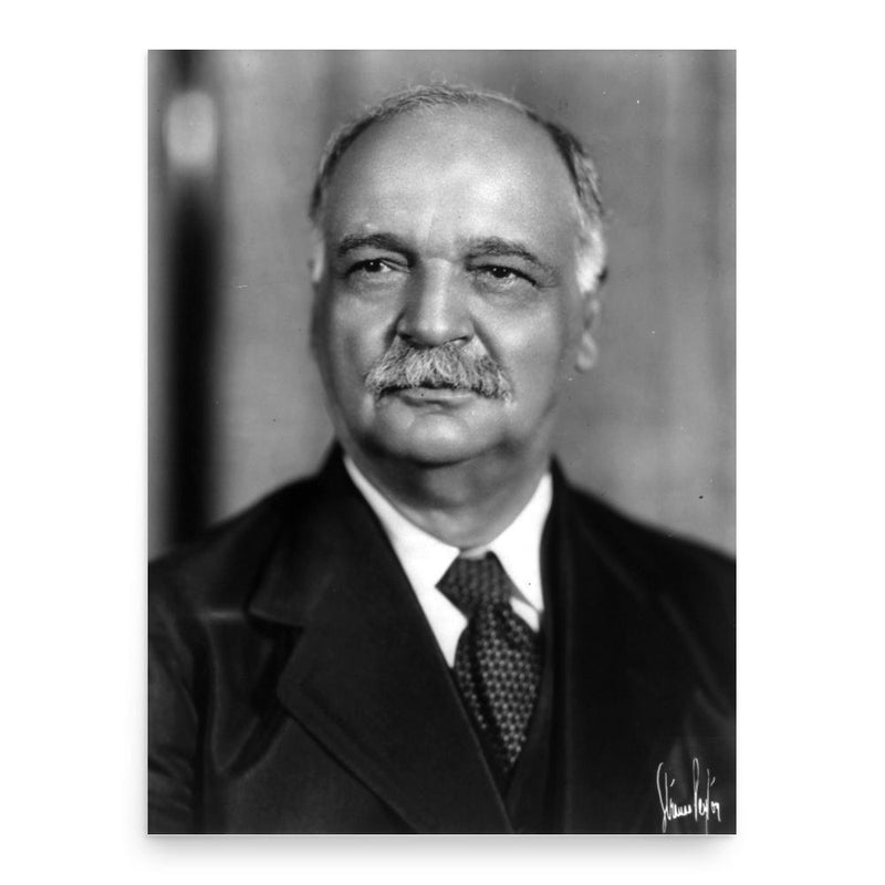 Charles Curtis poster print, in size 18x24 inches.
