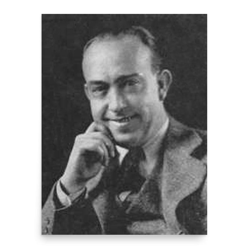 Charles Darrow poster print, in size 18x24 inches.