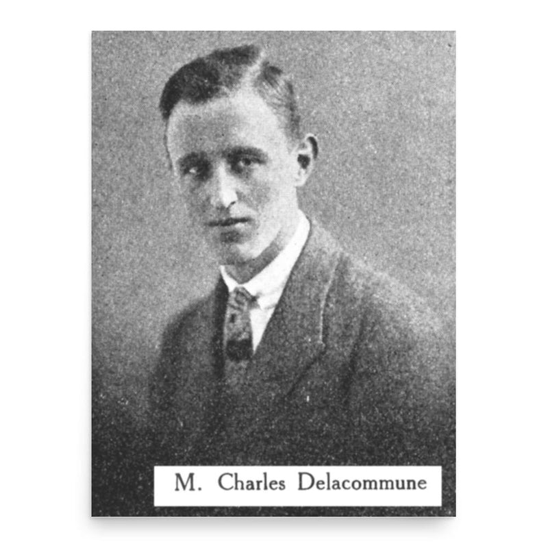 Charles Delacommune poster print, in size 18x24 inches.