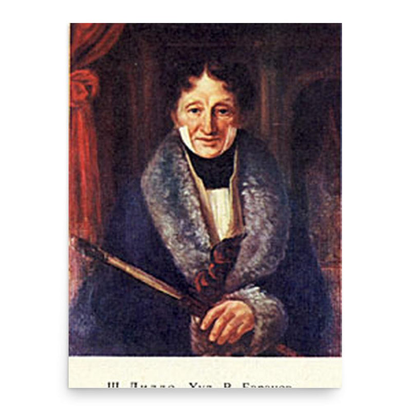 Charles Didelot poster print, in size 18x24 inches.