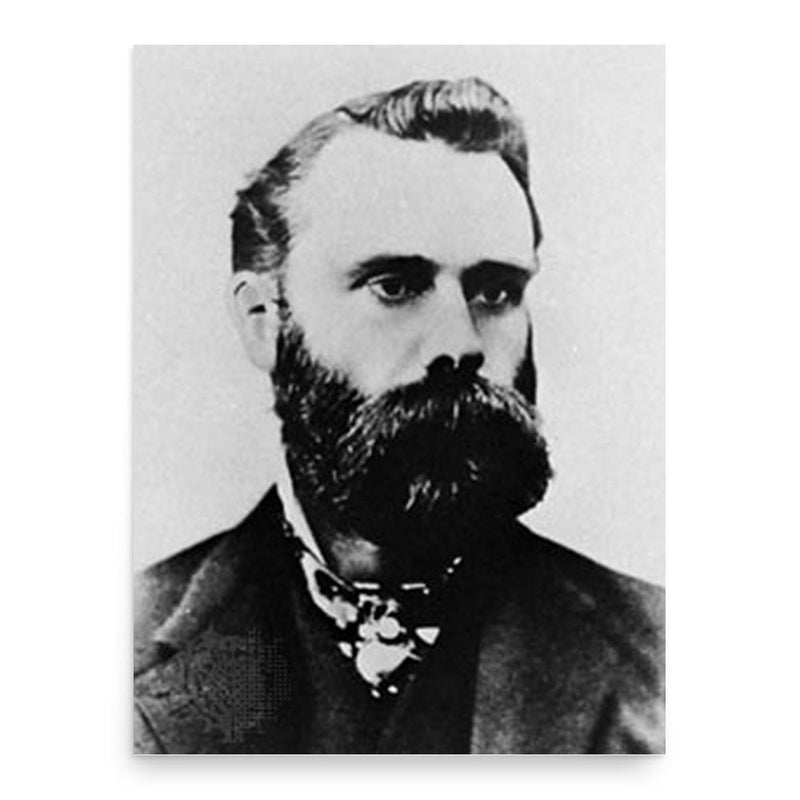 Charles Dow poster print, in size 18x24 inches.