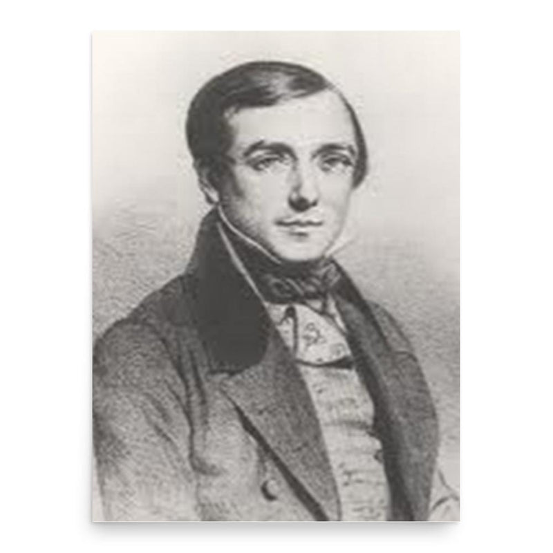Charles Duveyrier poster print, in size 18x24 inches.