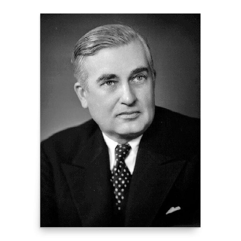 Charles Edison poster print, in size 18x24 inches.