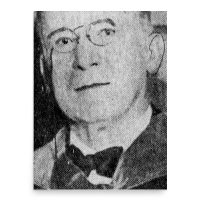 Charles Edward Jefferson poster print, in size 18x24 inches.