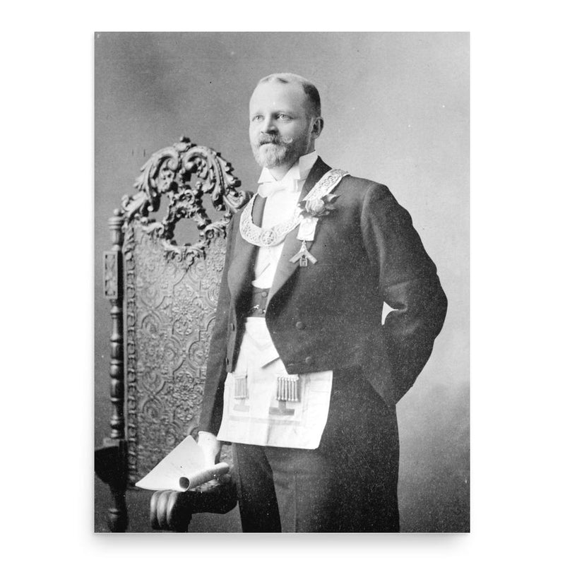 Charles Edward Tisdall poster print, in size 18x24 inches.