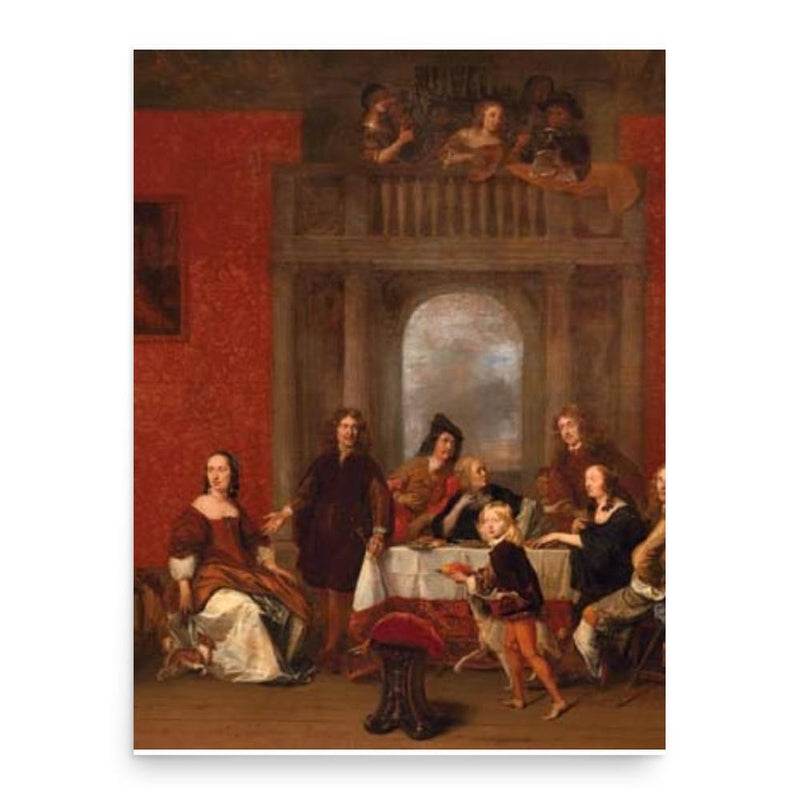 Charles Emmanuel Biset poster print, in size 18x24 inches.