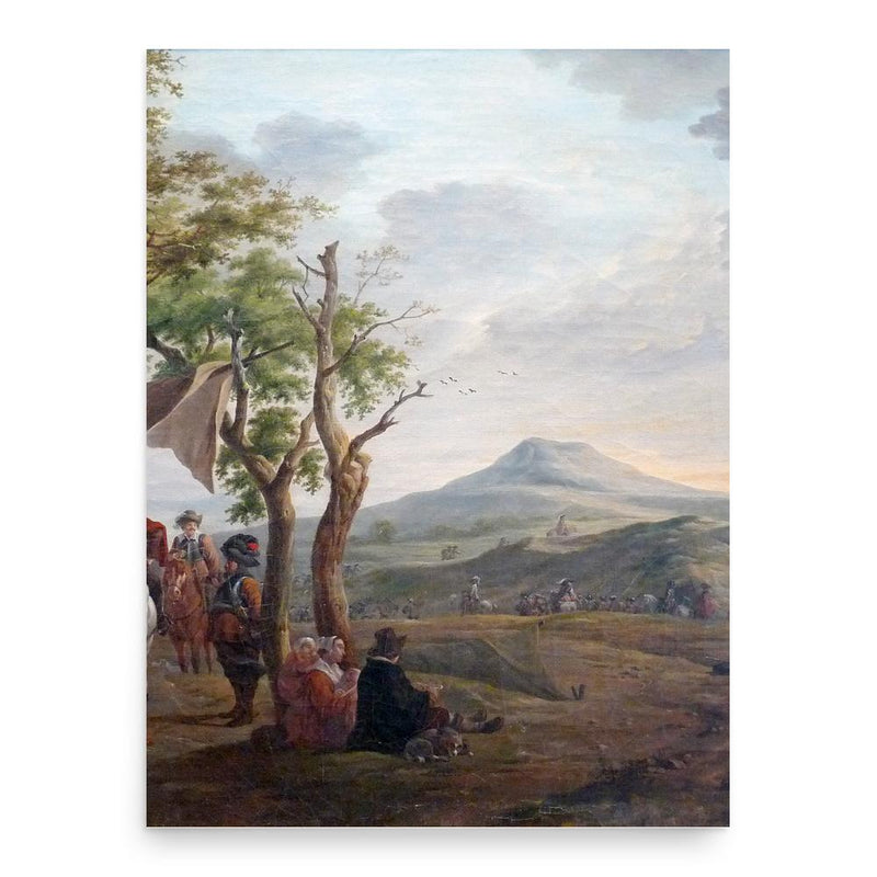 Charles Eschard poster print, in size 18x24 inches.