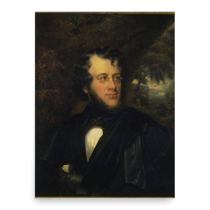 Charles Fenno Hoffman poster print, in size 18x24 inches.