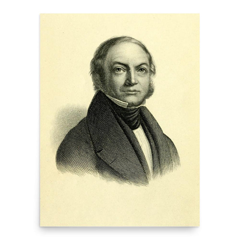 Charles Follen poster print, in size 18x24 inches.