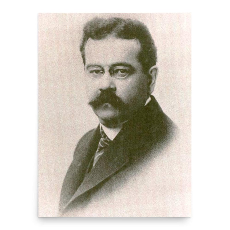 Charles Fort poster print, in size 18x24 inches.