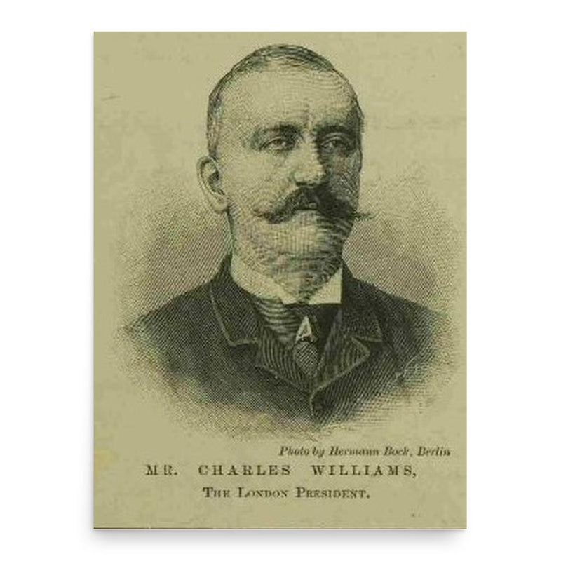 Charles Frederick Williams poster print, in size 18x24 inches.