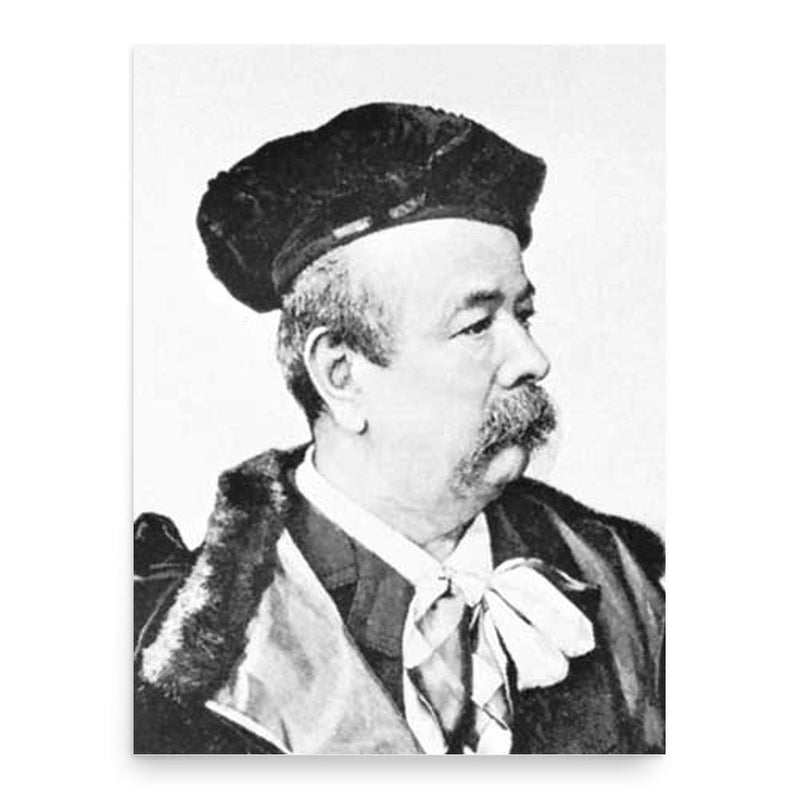 Charles Frederick Worth poster print, in size 18x24 inches.