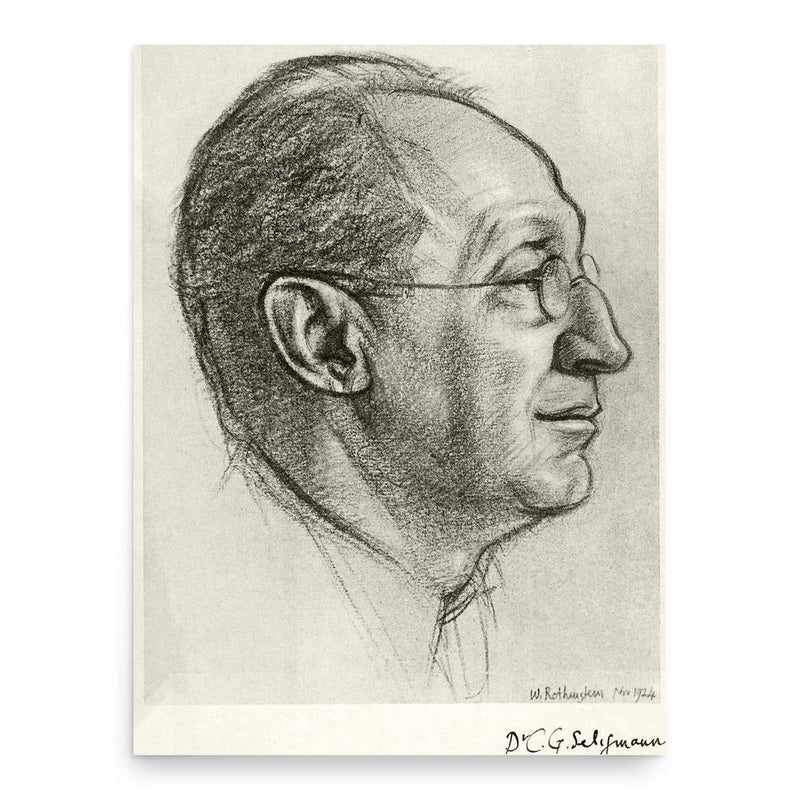 Charles Gabriel Seligman poster print, in size 18x24 inches.