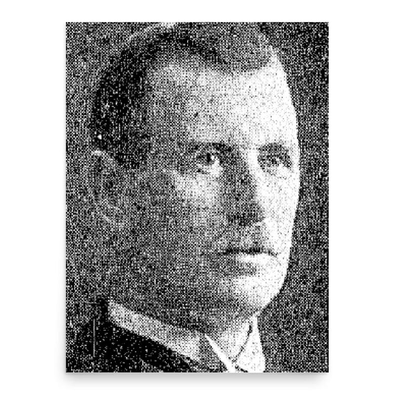 Charles Garrard poster print, in size 18x24 inches.