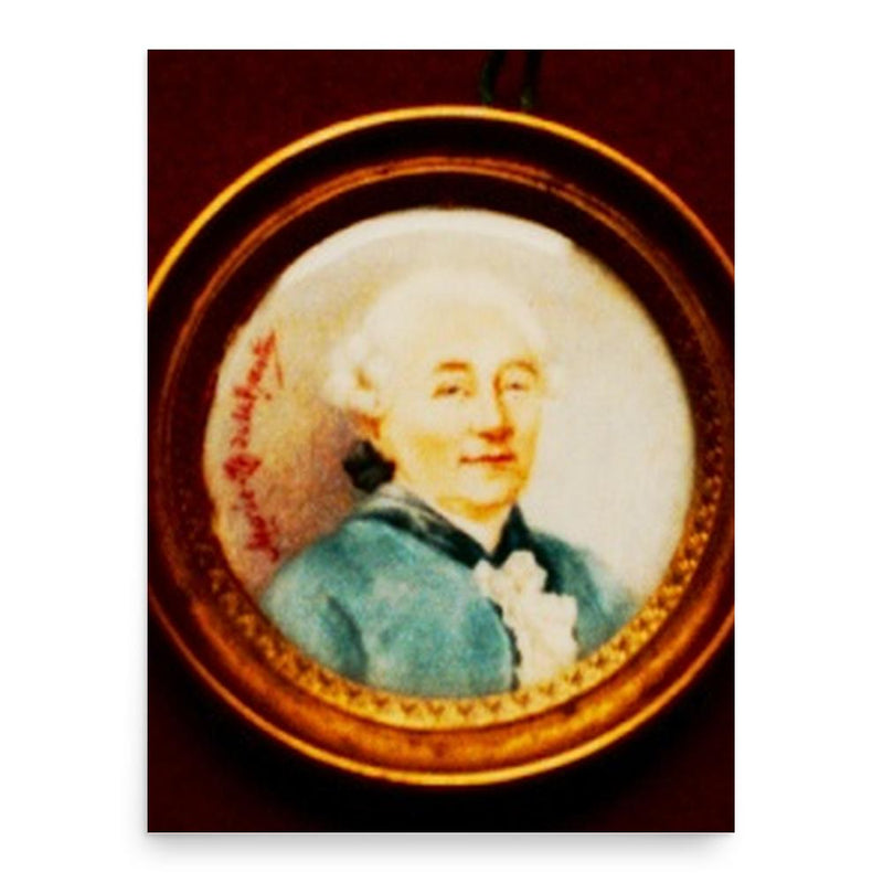 Charles Gautier de Vinfrais poster print, in size 18x24 inches.