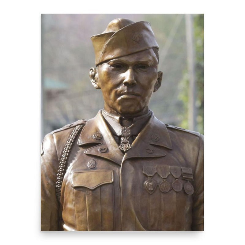 Charles George poster print, in size 18x24 inches.