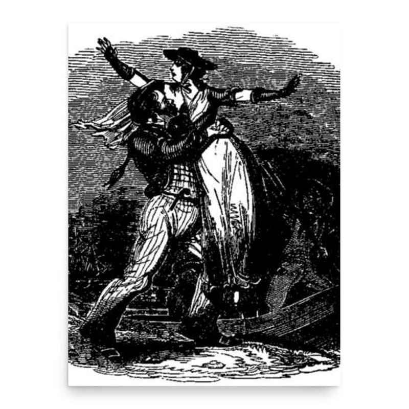 Charles Gibbs poster print, in size 18x24 inches.