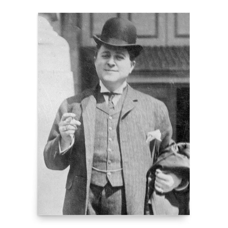 Charles Gilbert Gates poster print, in size 18x24 inches.