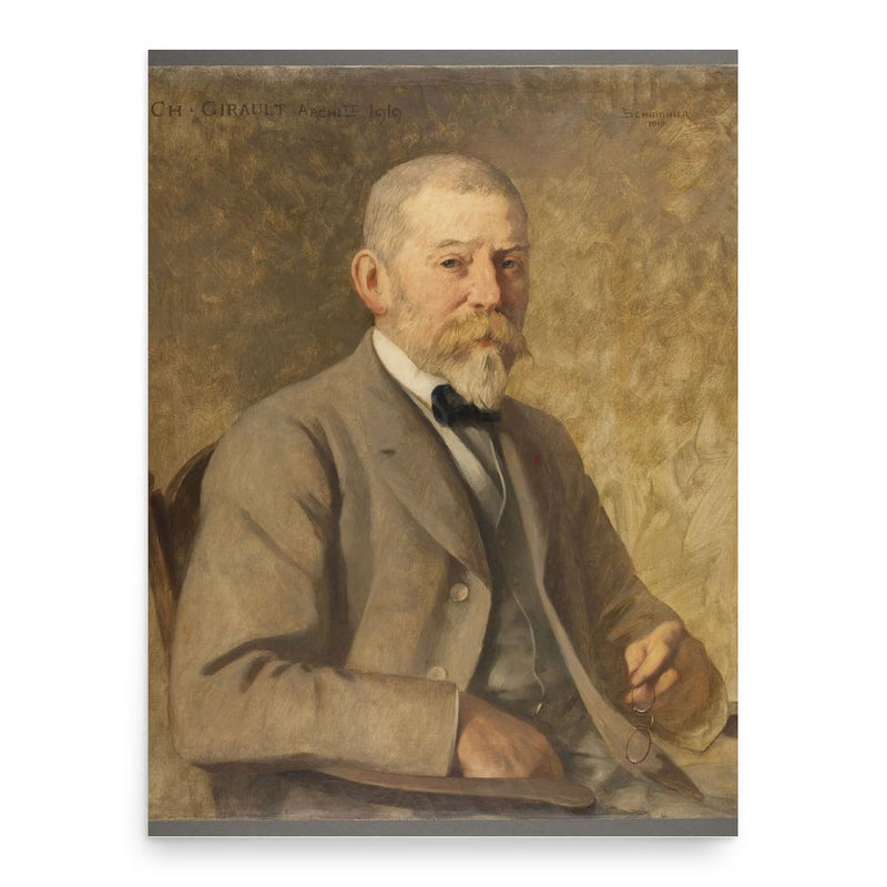 Charles Girault poster print, in size 18x24 inches.