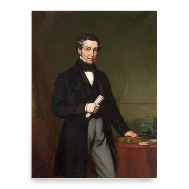 Charles Gray Round poster print, in size 18x24 inches.