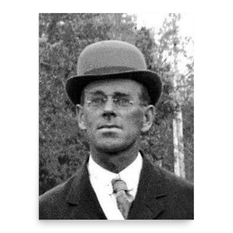 Charles Gustav Binderup poster print, in size 18x24 inches.