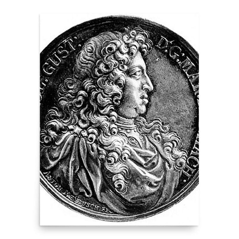 Charles Gustav of Baden-Durlach poster print, in size 18x24 inches.