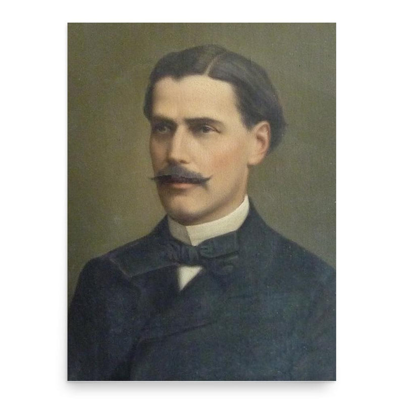 Charles Haentjens poster print, in size 18x24 inches.