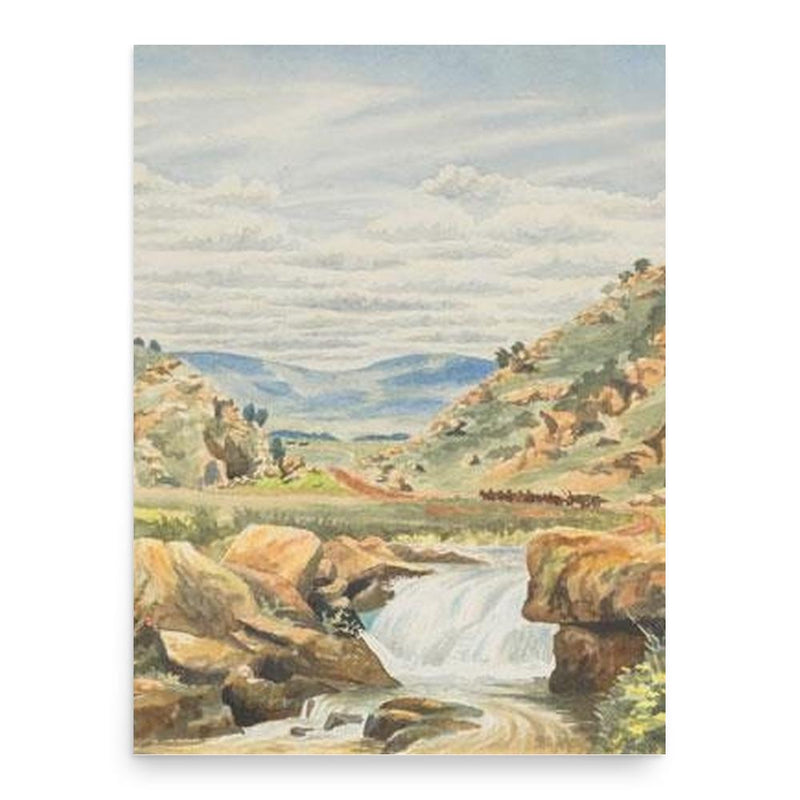 Charles Hahn poster print, in size 18x24 inches.