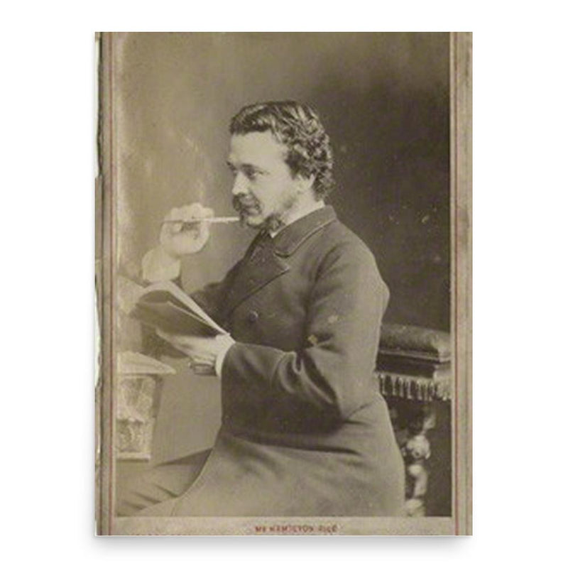 Charles Hamilton Aide poster print, in size 18x24 inches.