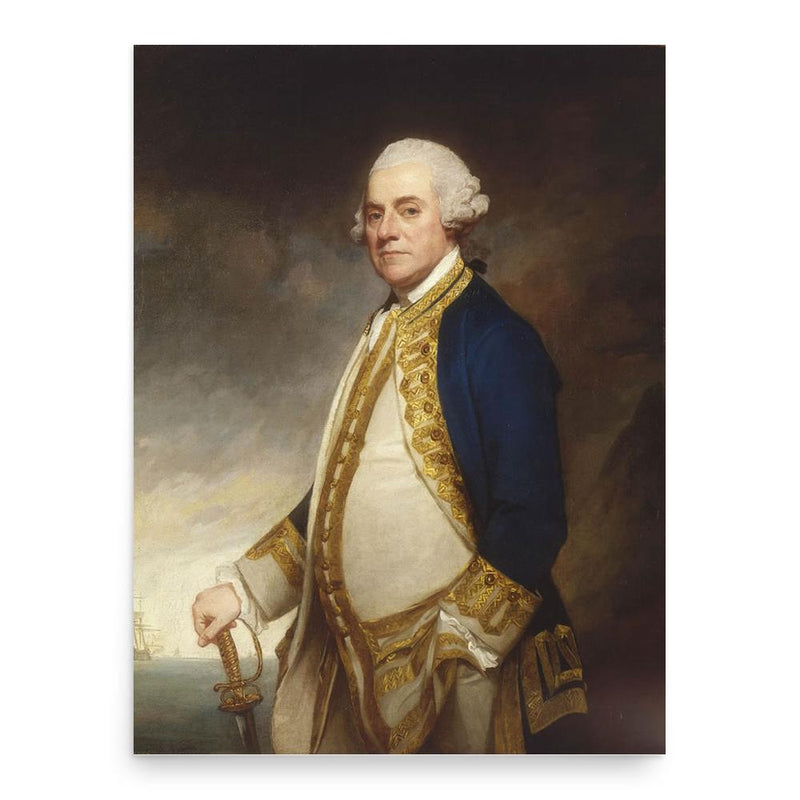 Charles Hardy poster print, in size 18x24 inches.