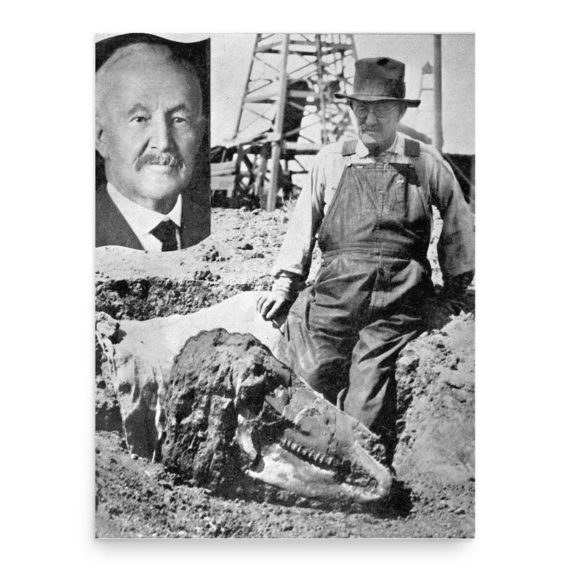 Charles Hazelius Sternberg poster print, in size 18x24 inches.