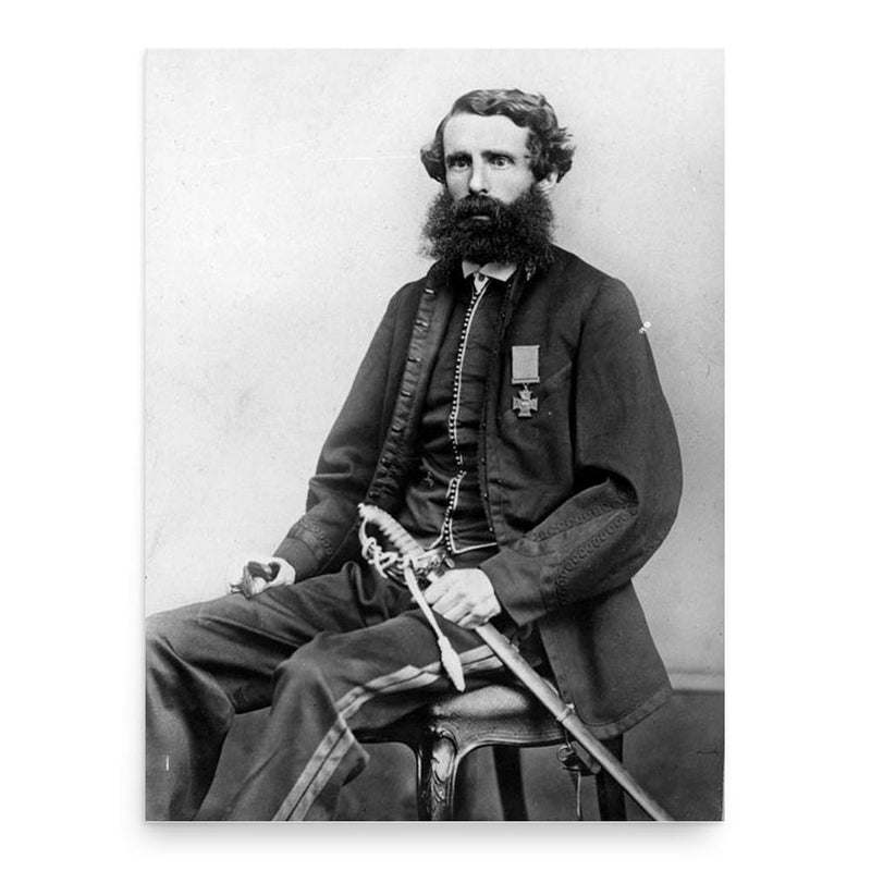 Charles Heaphy poster print, in size 18x24 inches.