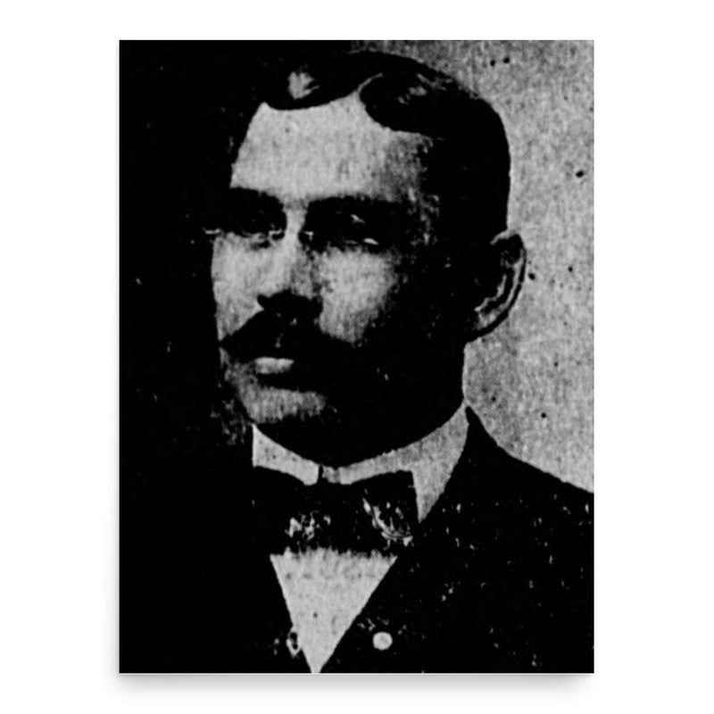 Charles Henry Rose poster print, in size 18x24 inches.