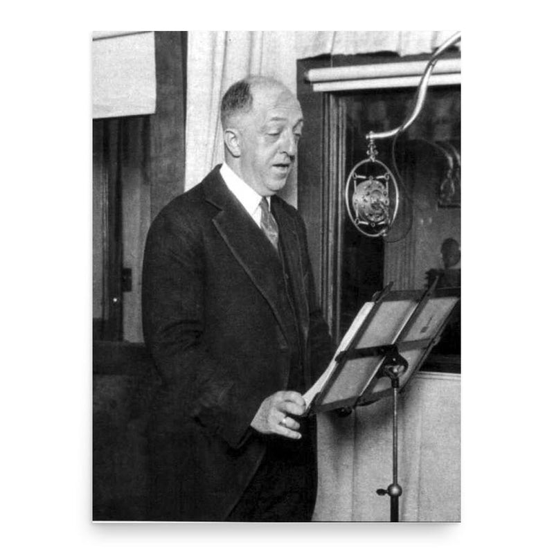 Charles Herrold poster print, in size 18x24 inches.